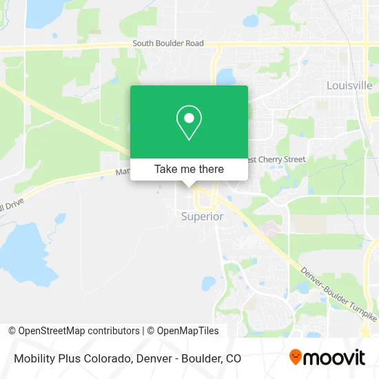 Mobility Plus Colorado map