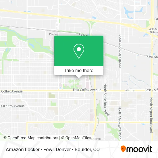 Amazon Locker - Fowl map