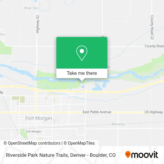 Riverside Park Nature Trails map