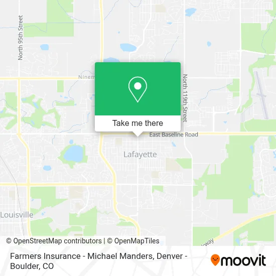 Farmers Insurance - Michael Manders map