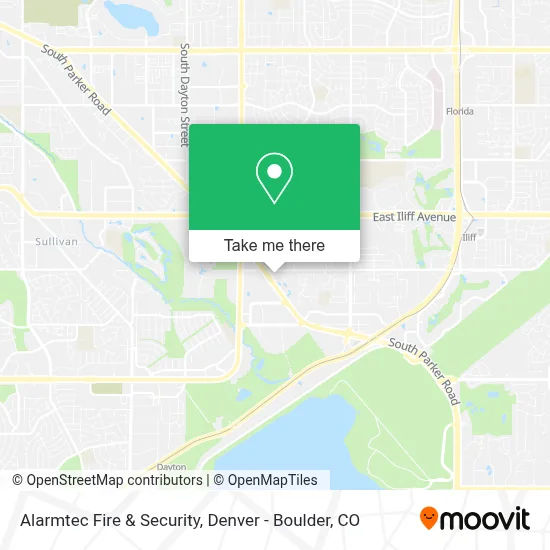 Alarmtec Fire & Security map