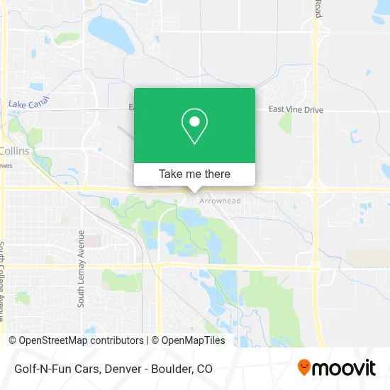 Golf-N-Fun Cars map