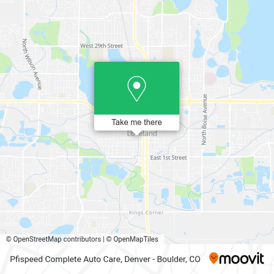 Pfispeed Complete Auto Care map