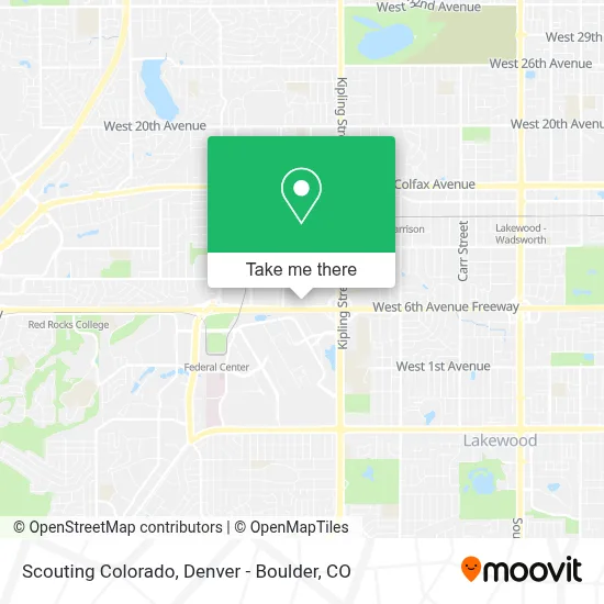 Scouting Colorado map