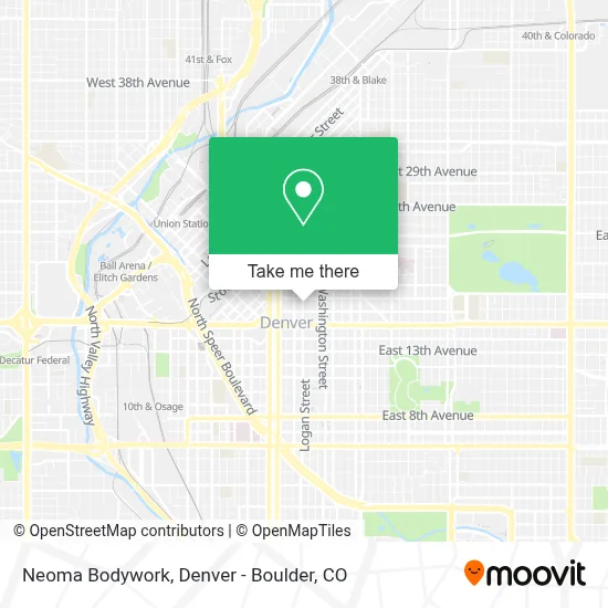 Neoma Bodywork map