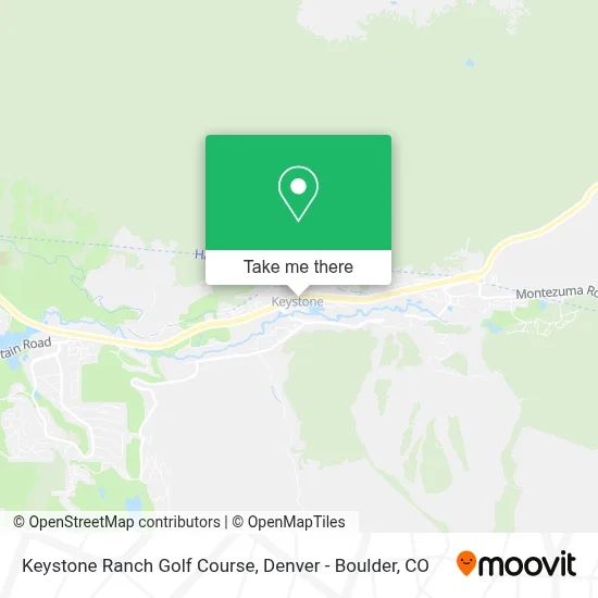 Keystone Ranch Golf Course map