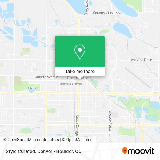 Style Curated map