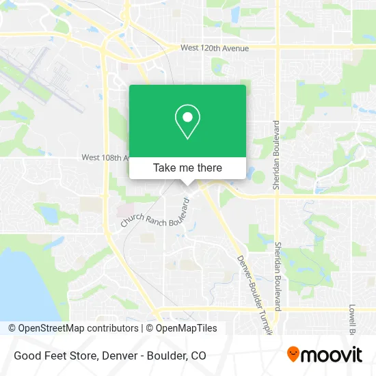 Good Feet Store map