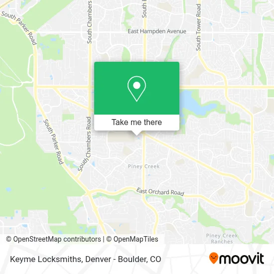 Keyme Locksmiths map