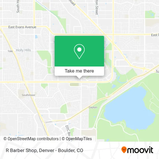 R  Barber Shop map