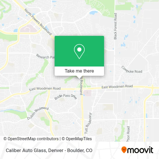 Caliber Auto Glass map