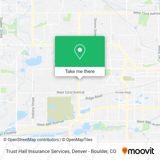 Trust Hall Insurance Services map