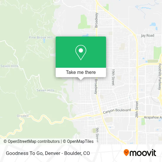 Goodness To Go map