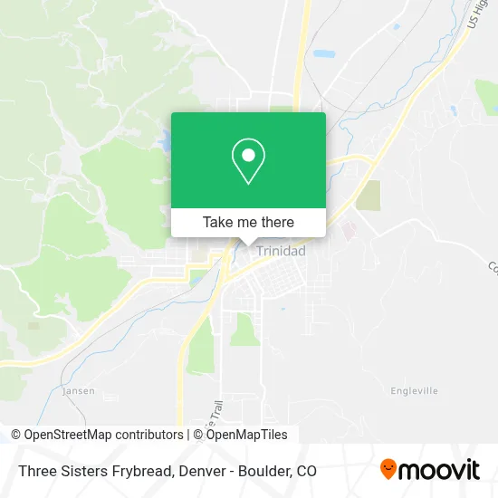 Three Sisters Frybread map