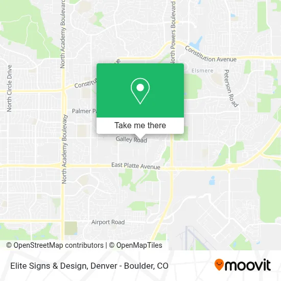 Elite Signs & Design map