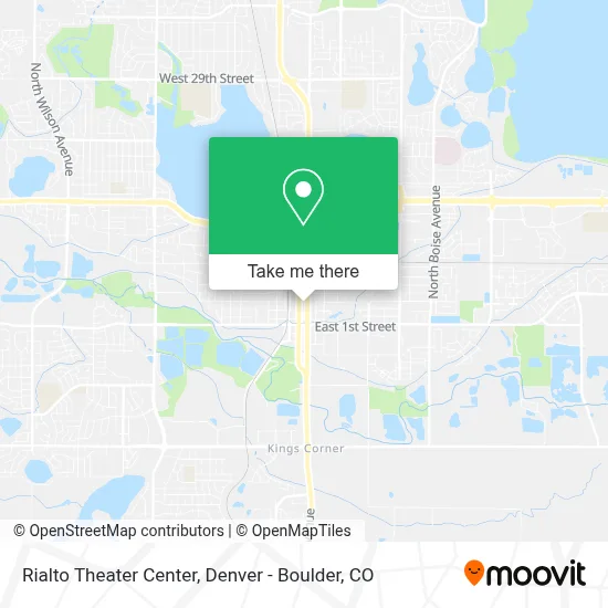 Rialto Theater Center map