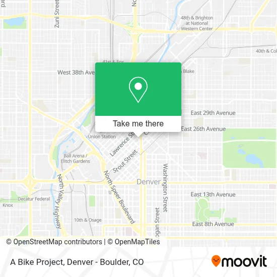 A Bike Project map