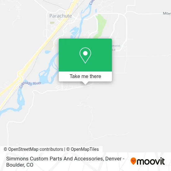 Simmons Custom Parts And Accessories map