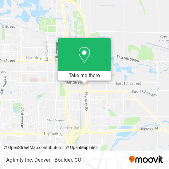 Agfinity Inc map