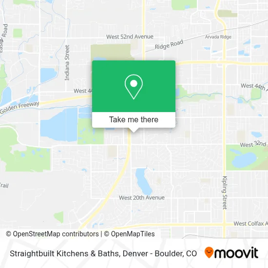 Straightbuilt Kitchens & Baths map