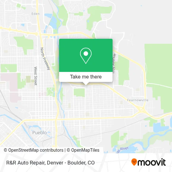 R&R Auto Repair map