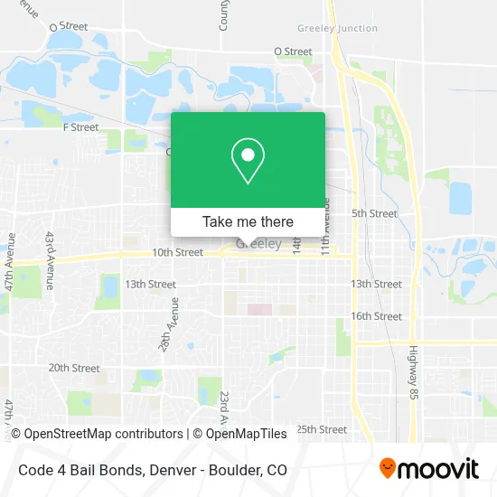 Code 4 Bail Bonds map