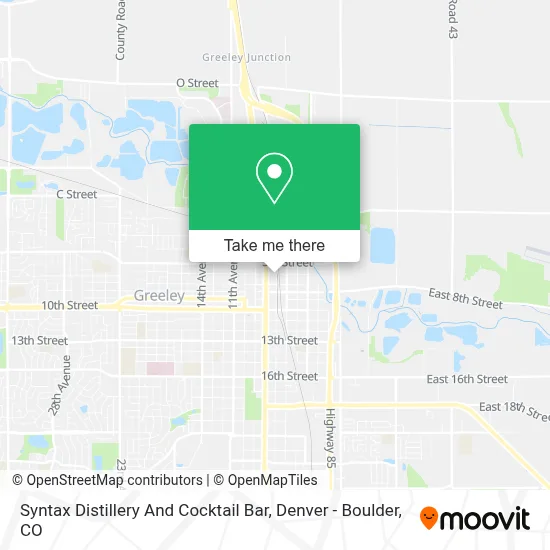 Syntax Distillery And Cocktail Bar map