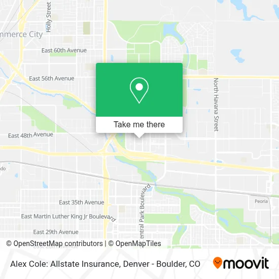 Alex Cole: Allstate Insurance map