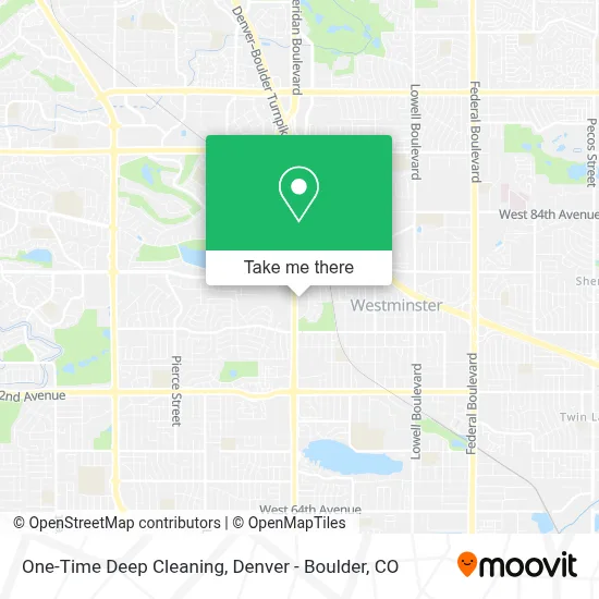 One-Time Deep Cleaning map