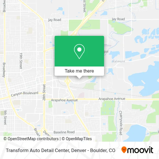 Transform Auto Detail Center map