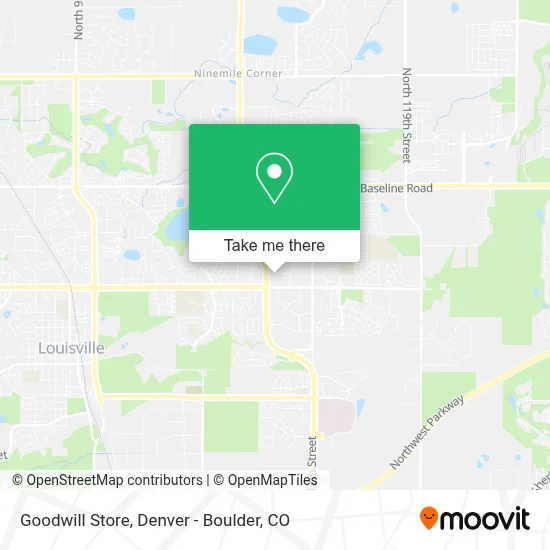 Goodwill Store map