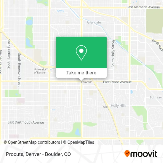Procuts map