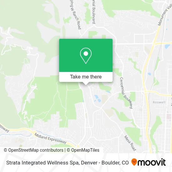 Strata Integrated Wellness Spa map