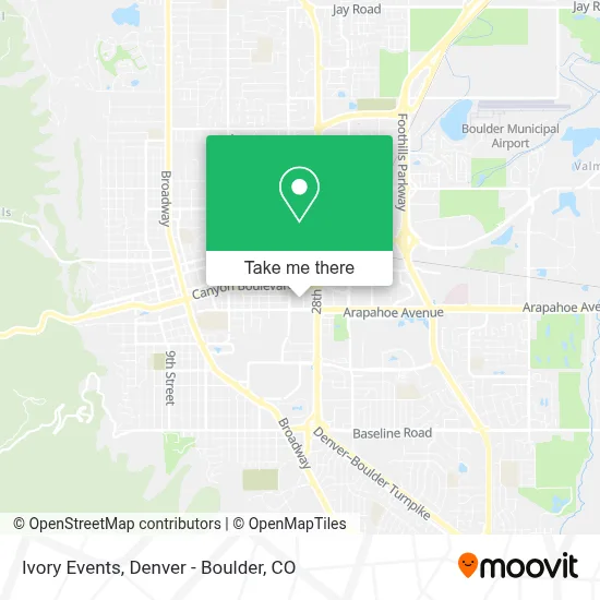 Ivory Events map