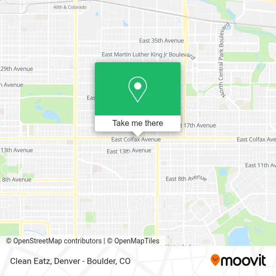 Clean Eatz map