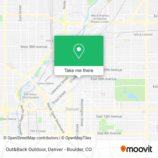 Out&Back Outdoor map