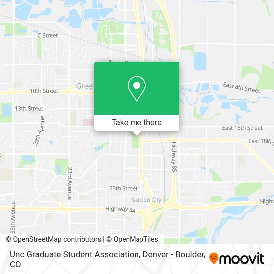 Unc Graduate Student Association map