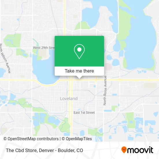 The Cbd Store map