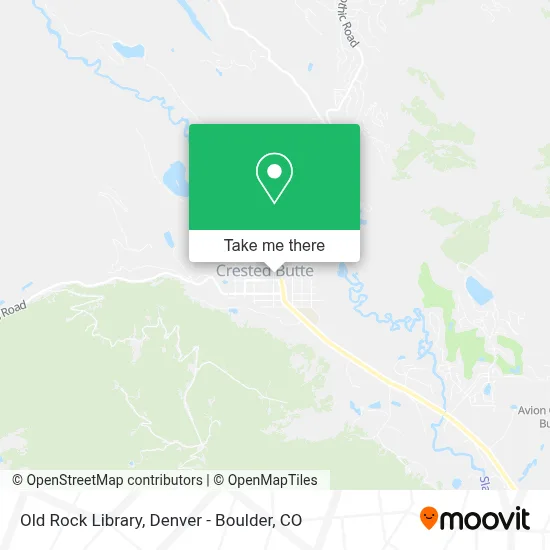 Old Rock Library map