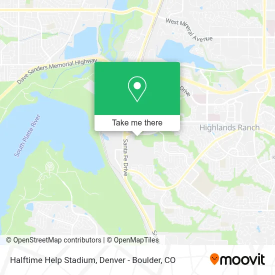 Halftime Help Stadium map