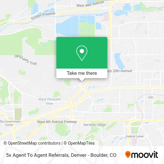 5x Agent To Agent Referrals map