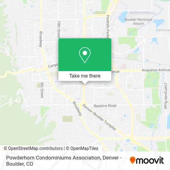 Powderhorn Condominiums Association map