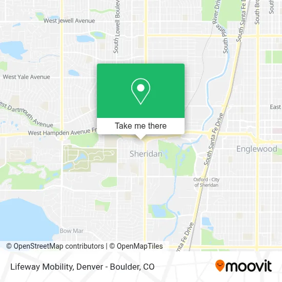 Lifeway Mobility map