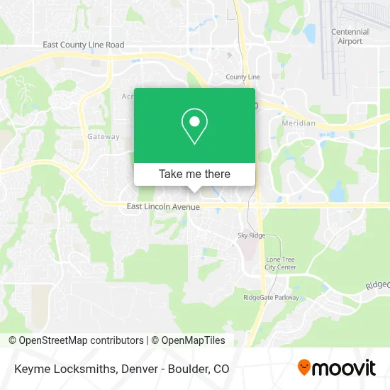 Keyme Locksmiths map
