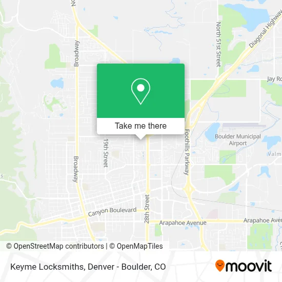 Keyme Locksmiths map