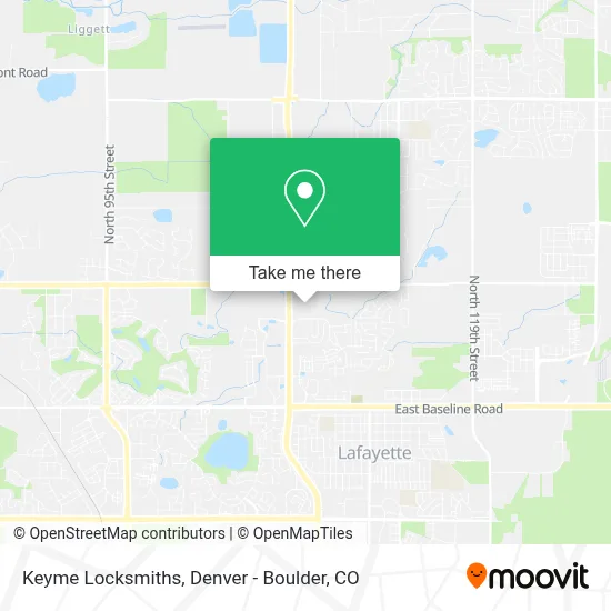Keyme Locksmiths map