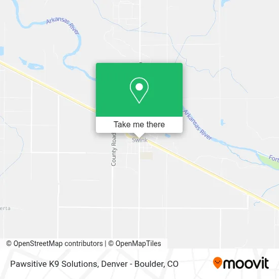 Pawsitive K9 Solutions map