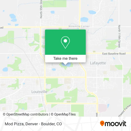 Mod Pizza map