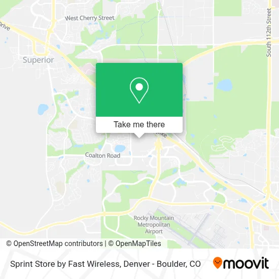 Sprint Store by Fast Wireless map