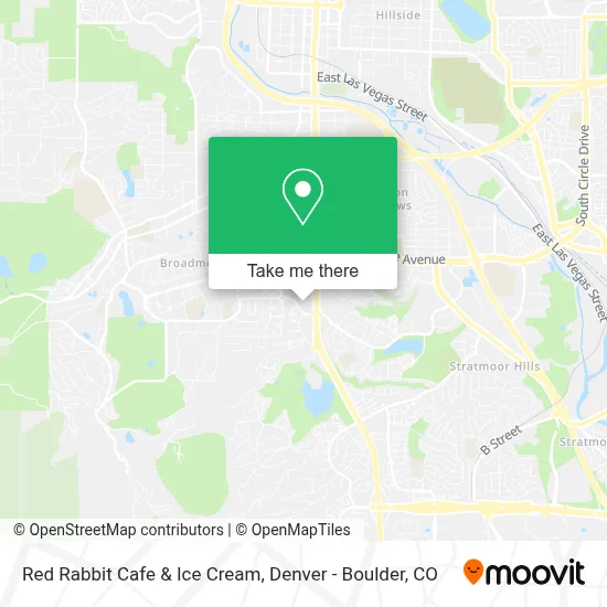 Red Rabbit Cafe & Ice Cream map